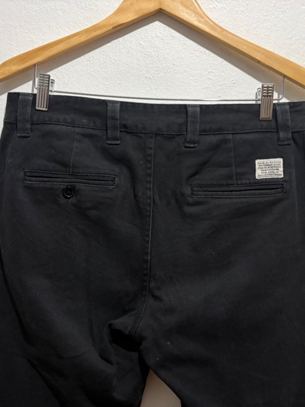 Deus ex Machina Ford stretch twill chino pant in Black - Picture 11 of 13